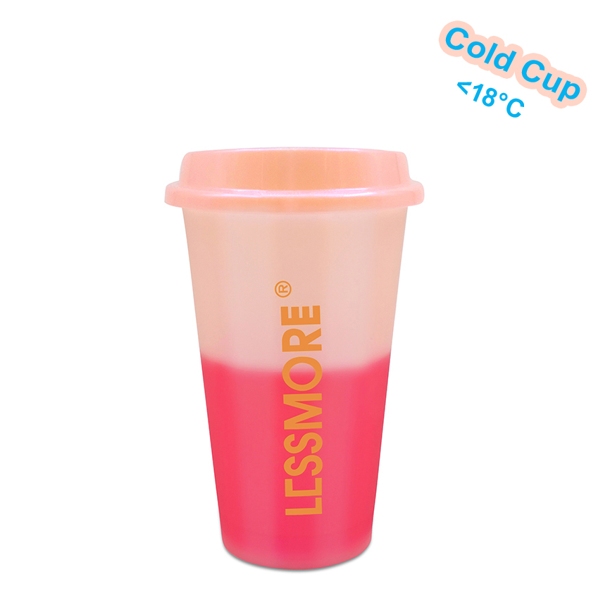 COLOR CHANGE Thin Wall COLD CUP Pink (16oz)