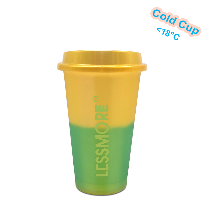 COLOR CHANGE Thin Wall COLD CUP Gold (16oz)