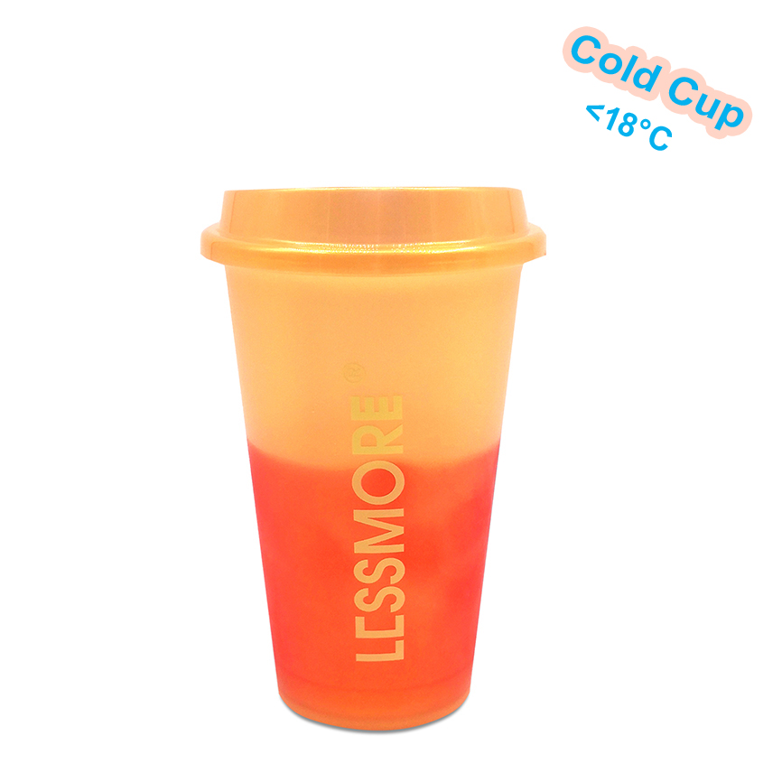 COLOR CHANGE Thin Wall COLD CUP Yellow Gold (16oz)
