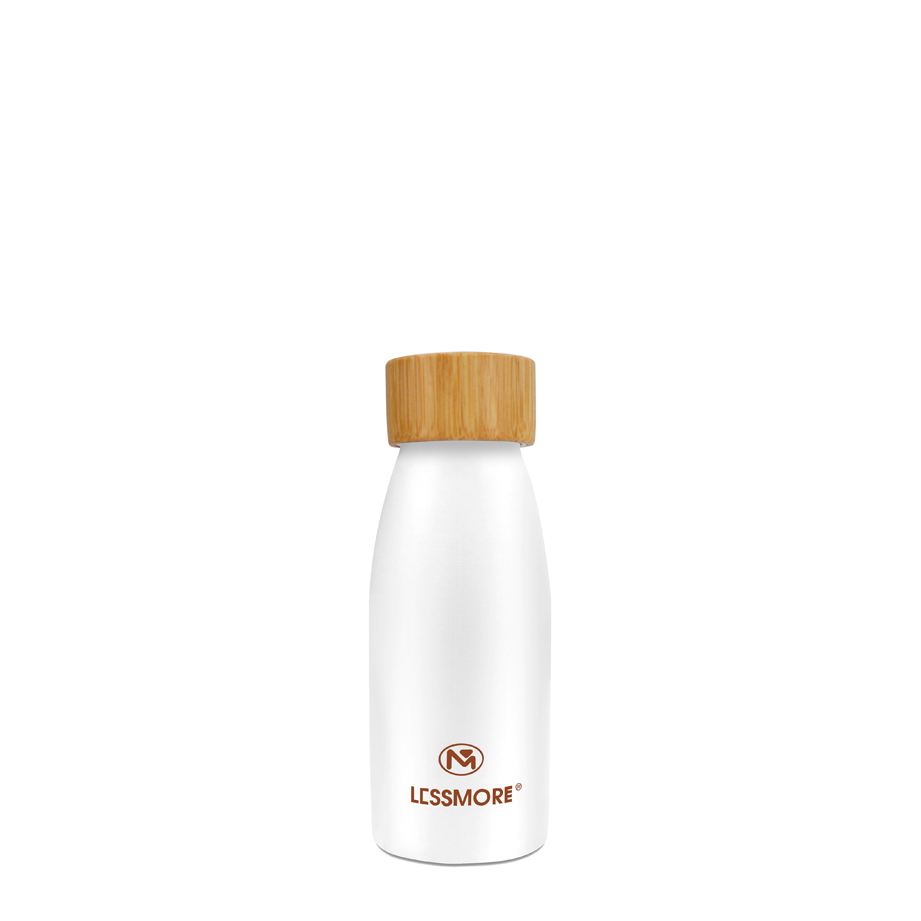 Vaccum Water Bottle White (12oz)