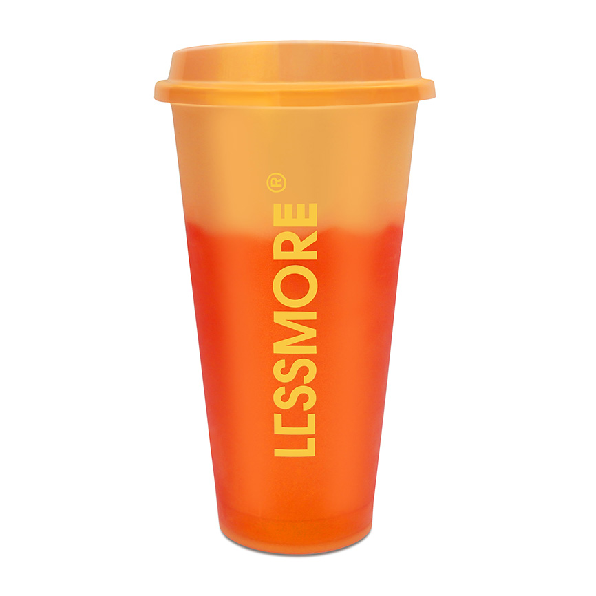 COLOR CHANGE Thin Wall COLD CUP  Tangerine 24oz