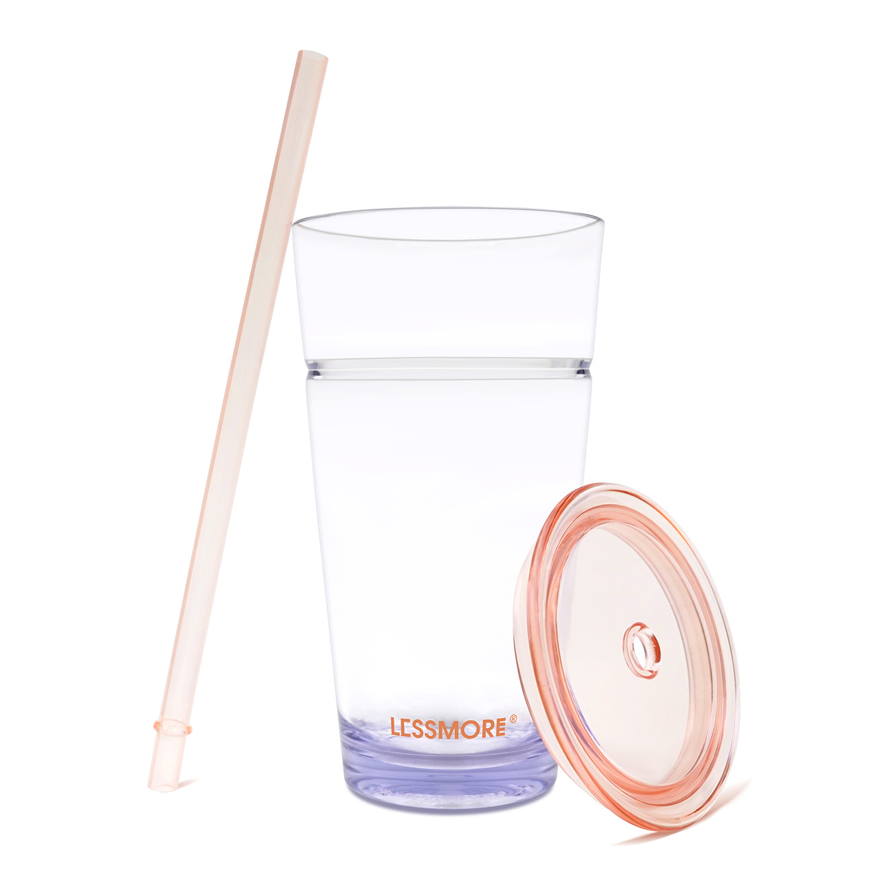 Reusable Straw Tumbler Pink (24oz)